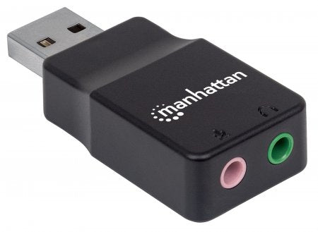 ADAPTADOR CONVERTIDOR TARJETA SONIDO 2.1 USB A 3.5MM