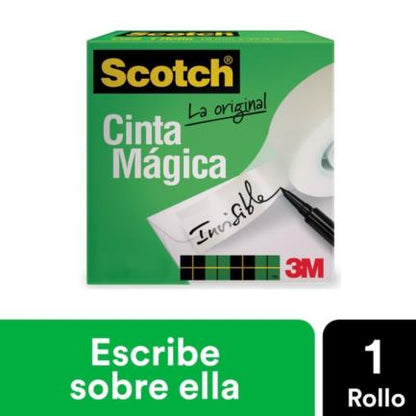 Cinta Mágica 3M Scotch 19mmx33m 1 Pieza