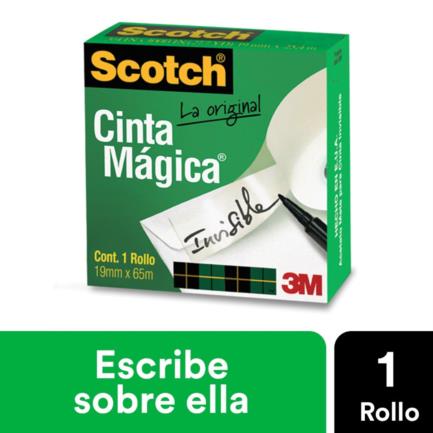 Cinta 3M Magica Adhesiva 810 18X65 Pza