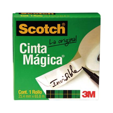 Cinta 3M Magica Adhesiva 810 24X65 Pza