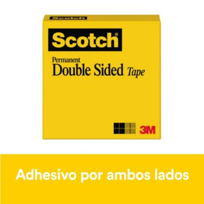 Cinta Scotch 3M Doble Cara 0.12x33m