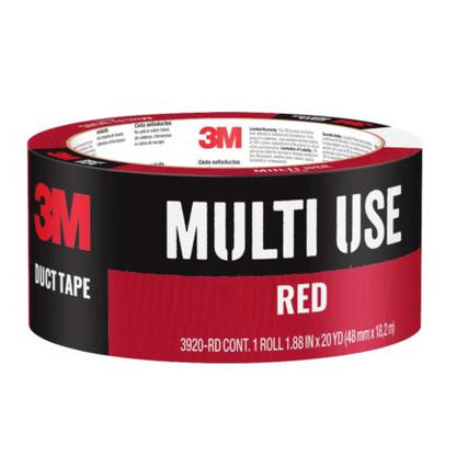 Cinta Sellaductos 3M Roja Multiusos Rollo 48mmx18.2m 1 Pza