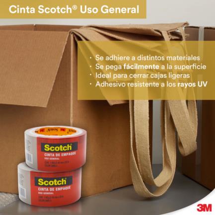 Cinta 3M Empaque Canela 301C 48mmx50m C/36