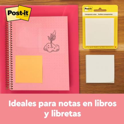 Notas Adhesivas 3M Post It 2.8x2.8" Transparente 1 Block C/36 Hojas Blister