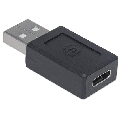 ADAPTADOR CONVERTIDOR USB-C A USB TIPO A 2.0 HEMBRA-MACHO