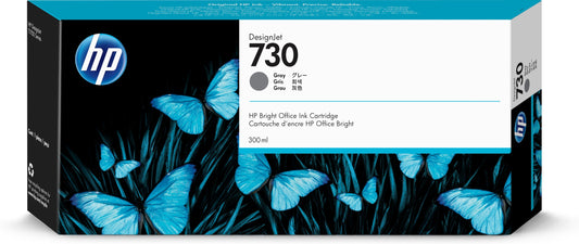 HP 730 GRIS 300ML TINTA AMPLIO FORMATO P2V72A