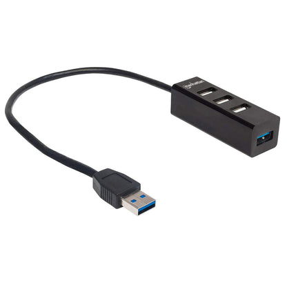 HUB USB V2.0  3 PTOS Y V3.0 1 PTO SIN FUENTE