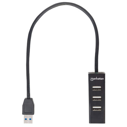 HUB USB V2.0  3 PTOS Y V3.0 1 PTO SIN FUENTE