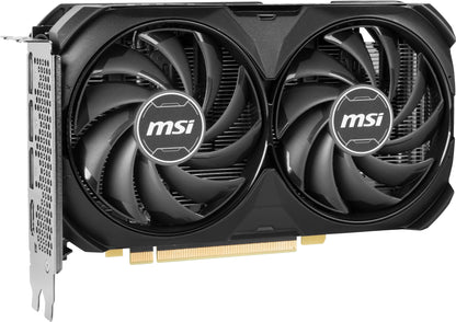 Tarjeta de Video MSI Ventus Black GeForce RTX4060TI OC 8GB Dual Fan GDDR6 PCIe 4.0 1xHDMI 3xDP