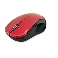 Mouse VERBATIM Inalámbrico Silencioso USB-C 1600 DPI - Rojo