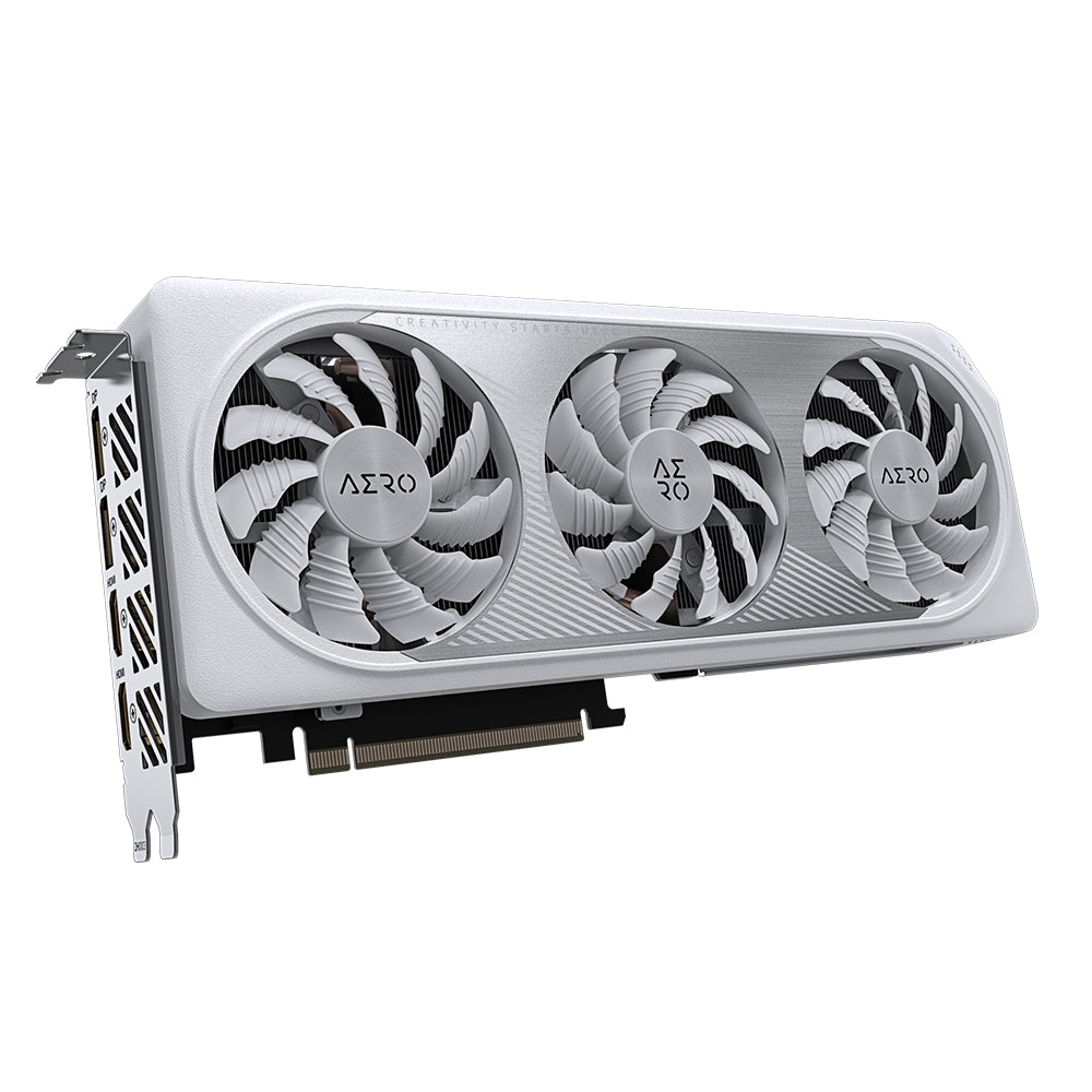 Tarjeta de Video Gigabyte NVIDIA Geforce RTX4060TI 8GB Aero OC Triple Fan GDDR6 PCIe 4.0 2xHDMI 2xDP GV-N406TAERO OC-8GD