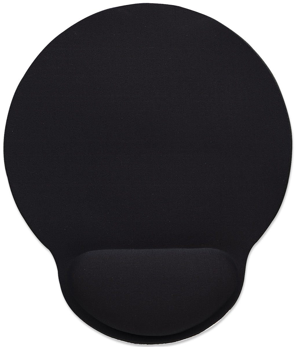 MOUSEPAD MANHATTAN DESCANSA MUNECAS TIPO GEL NEGRO