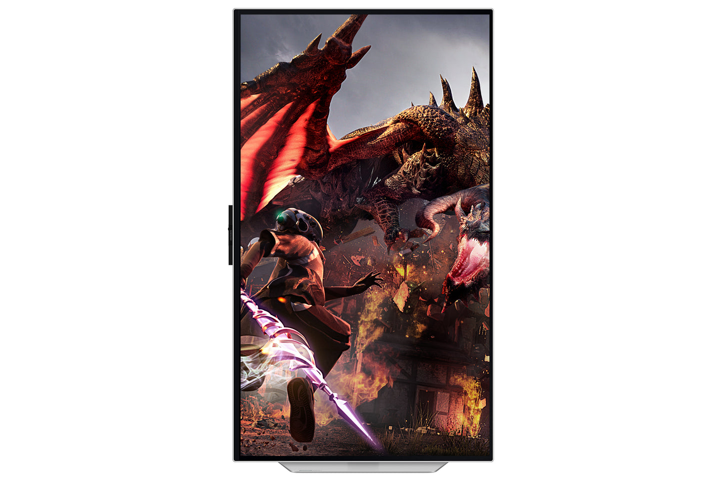 Monitor Gamer Samsung 32 in Odyssey 4K 3840 x 2160 240HZ PLANO PLATA RGB 0.03MS GAMING HUB G8