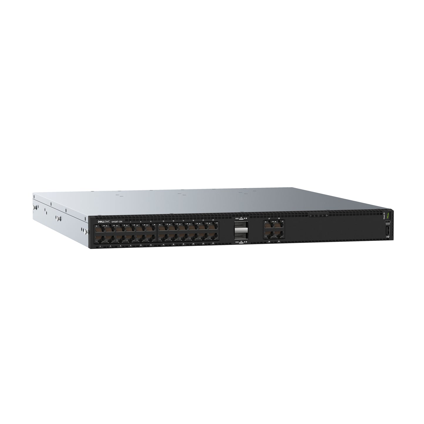 PowerSwitch Dell S4128T-ON 1U 28 x 10Gbase-T 2 x QSFP28 IO to PSU 2 PSU OS10