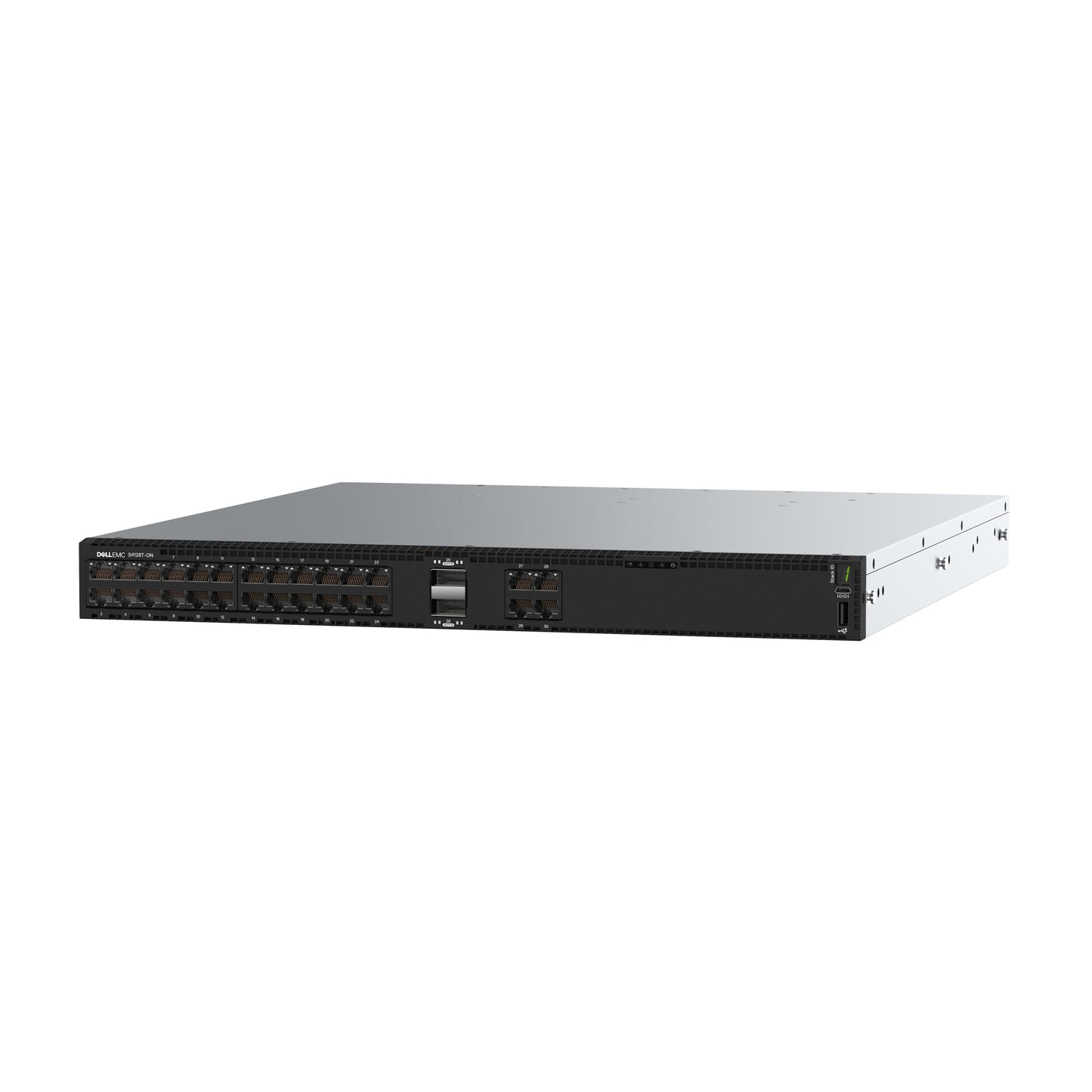 PowerSwitch Dell S4128T-ON 1U 28 x 10Gbase-T 2 x QSFP28 IO to PSU 2 PSU OS10