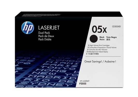 TONER HP 2055DN NEGRO XL DUAL PACK ALTO RENDIMIENTO