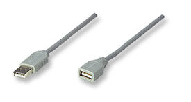 CABLE USB EXTENSION 4.5M. GRIS