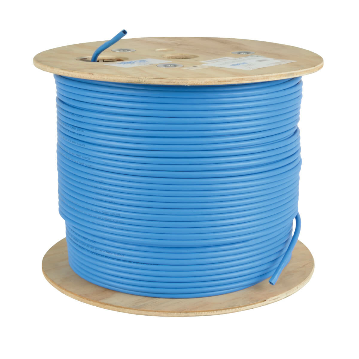 CABLE DE PVC A GRANEL C/NUCLEO SOLIDO CAT5E 350MHZ AZUL 304.8M TAA