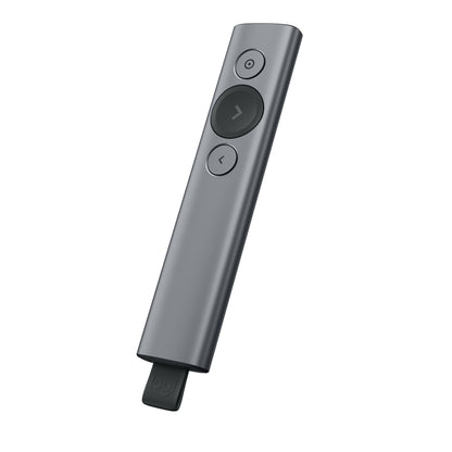 Logitech Spotlight Presentation Remote apuntador inalámbrico Bluetooth/RF Gris