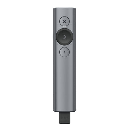 Logitech Spotlight Presentation Remote apuntador inalámbrico Bluetooth/RF Gris