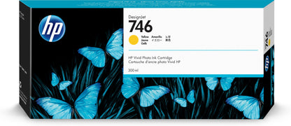 HP 746 AMARILLO 300ML TINTA AMPLIO FORMATO P2V79A