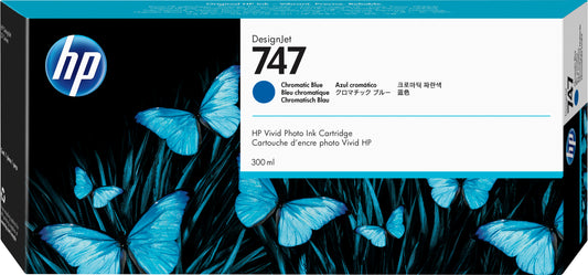 TINTA HP LF 747 AZUL CROMATICO 300 ML