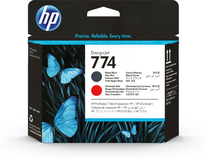 Cabezal HP LF 774 Negro Mate-Rojo Cromático