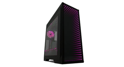 GABINETE GAME FACTOR CSG601 OPTICAL FULL ATX CRISTAL RGB