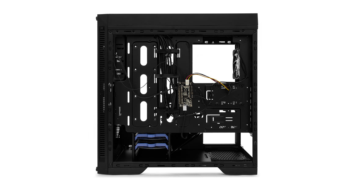 GABINETE GAME FACTOR CSG601 OPTICAL FULL ATX CRISTAL RGB