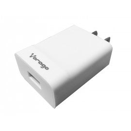 Cargador Vorago AU-302 Pared Carga Rápida 2.4A USB Color Blanco