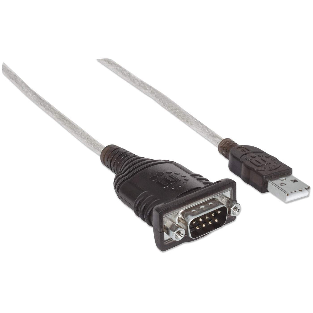 CABLE ADAPTADOR CONVERTIDOR USB A SERIAL DB9 RS232 45CM M-M