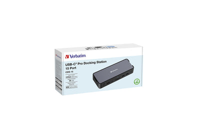 Docking Verbatim USB-C Pro 15 en 1