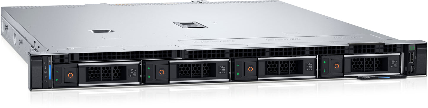 Servidor Dell PowerEdge R360 + Intel Xeon E-2436 6C/12T + 1x16GB 5600MT/s + 1x2TB 3.5 + PERC H355 + 3 Years Basic NBD