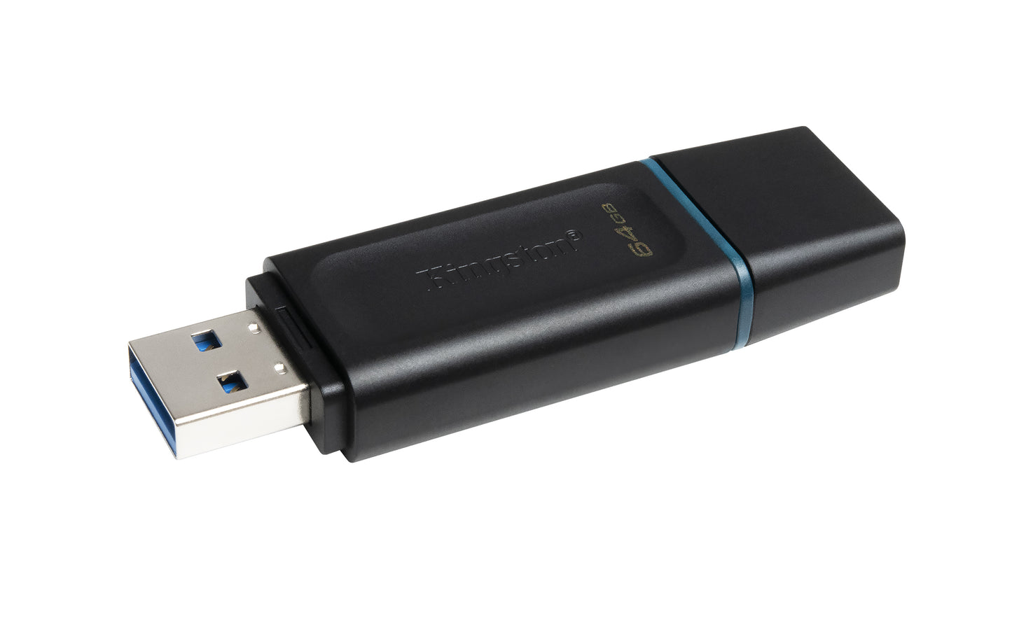 USB 3.2 MEMORIA KINGSTON 64GB DATATRAVELER EXODIA ( NEGRO-VERDE)