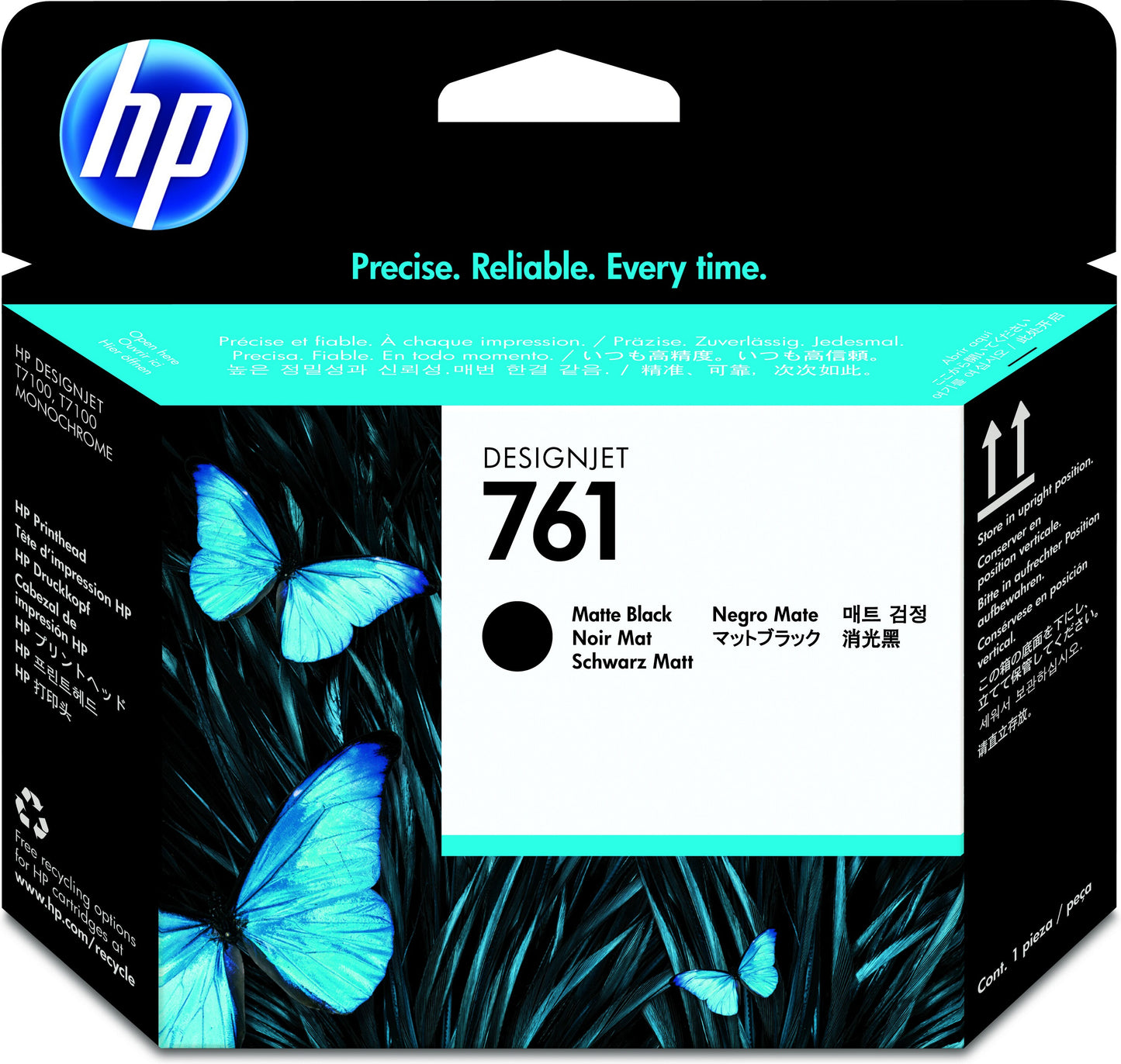 CABEZAL HP LF 761 NEGRO MATE/NEGRO MATE T7100 400ML