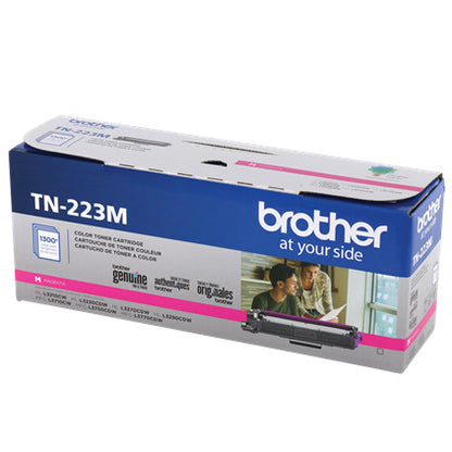 Tóner Brother Genuine TN-223M Rendimiento Estándar 1300 Páginas Color Magenta