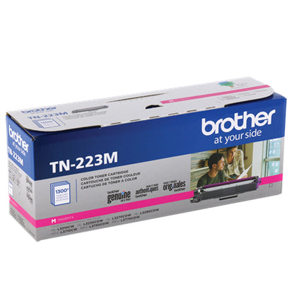 Tóner Brother Genuine TN-223M Rendimiento Estándar 1300 Páginas Color Magenta