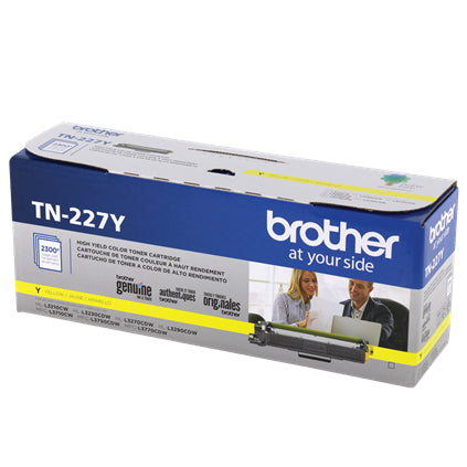 Tóner Brother Genuine TN-227Y Alto Rendimiento 2300 Páginas Color Amarillo