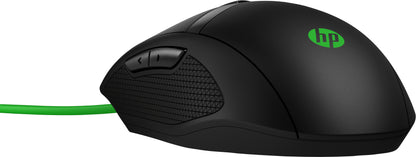 Mouse HP 300 Pavilion Gaming 5000 dpi Color Negro-Verde