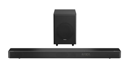 Barra de Sonido Hisense 3.1.2 Canales con Subwoofer Inalámbrico Color Negro