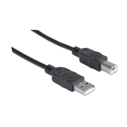 CABLE USB A-B 5.0M IMPRESORA NEGRO