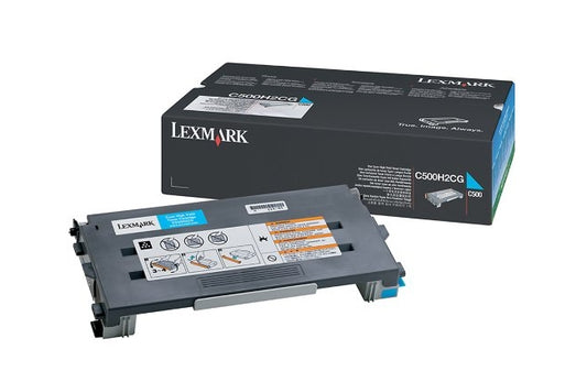 CARTUCHO TONER LEXMARK ALTA CAPACIDAD C500 CYAN