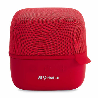 Bocina VERBATIM Cubo TWS Inalámbrica C/Bluetooth - Rojo