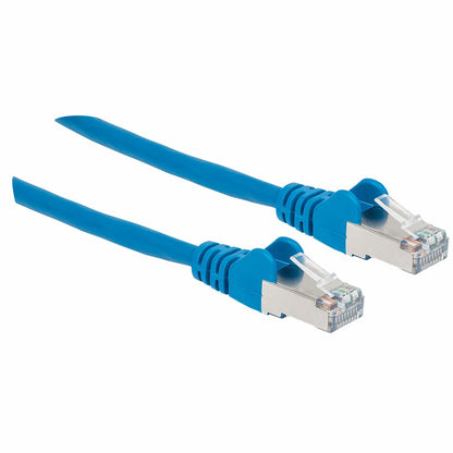 CABLE DE RED PATCH CAT6A RJ45 0.90M SFTP BLINDADO AZUL