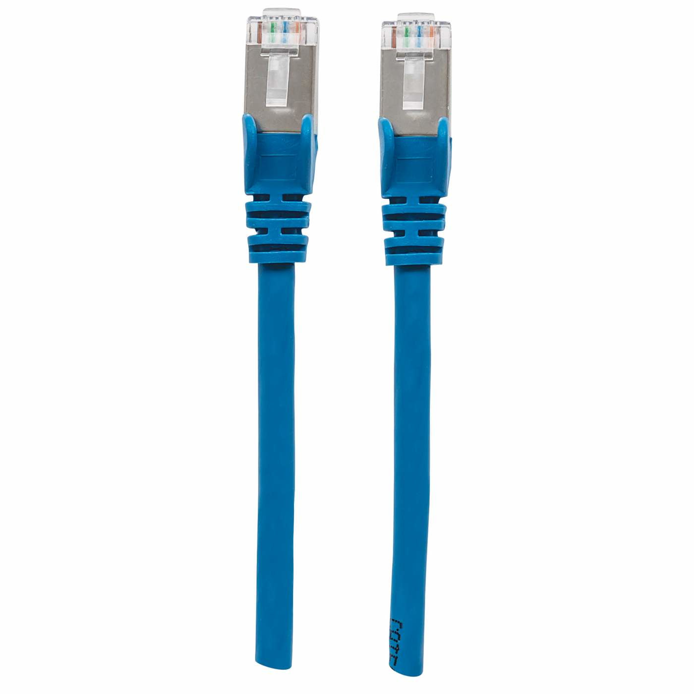 CABLE DE RED PATCH CAT6A RJ45 0.90M SFTP BLINDADO AZUL