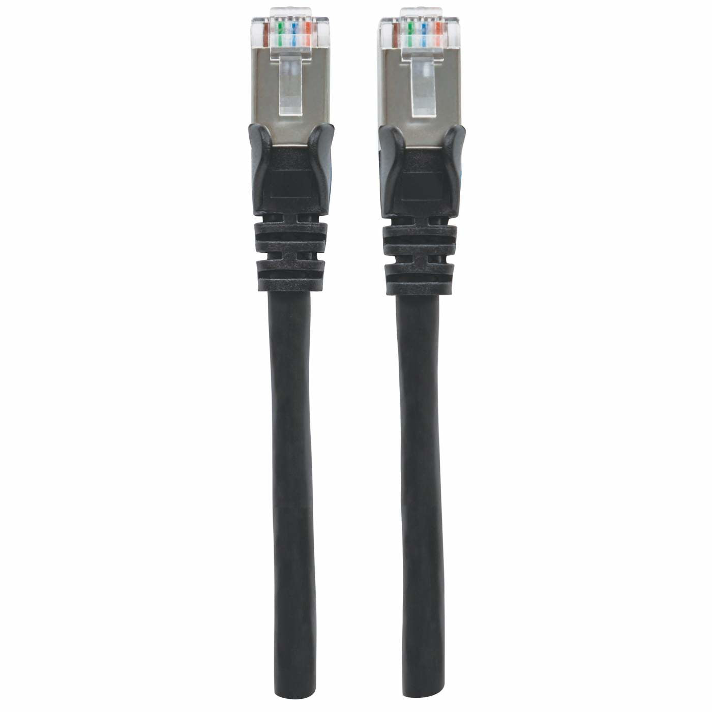 Cable Intellinet Red Cat6a S/FTP RJ45 50 Micras 2.1m Color Negro