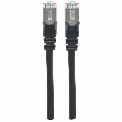 Cable Intellinet Red Cat6a S/FTP RJ45 50 Micras 2.1m Color Negro