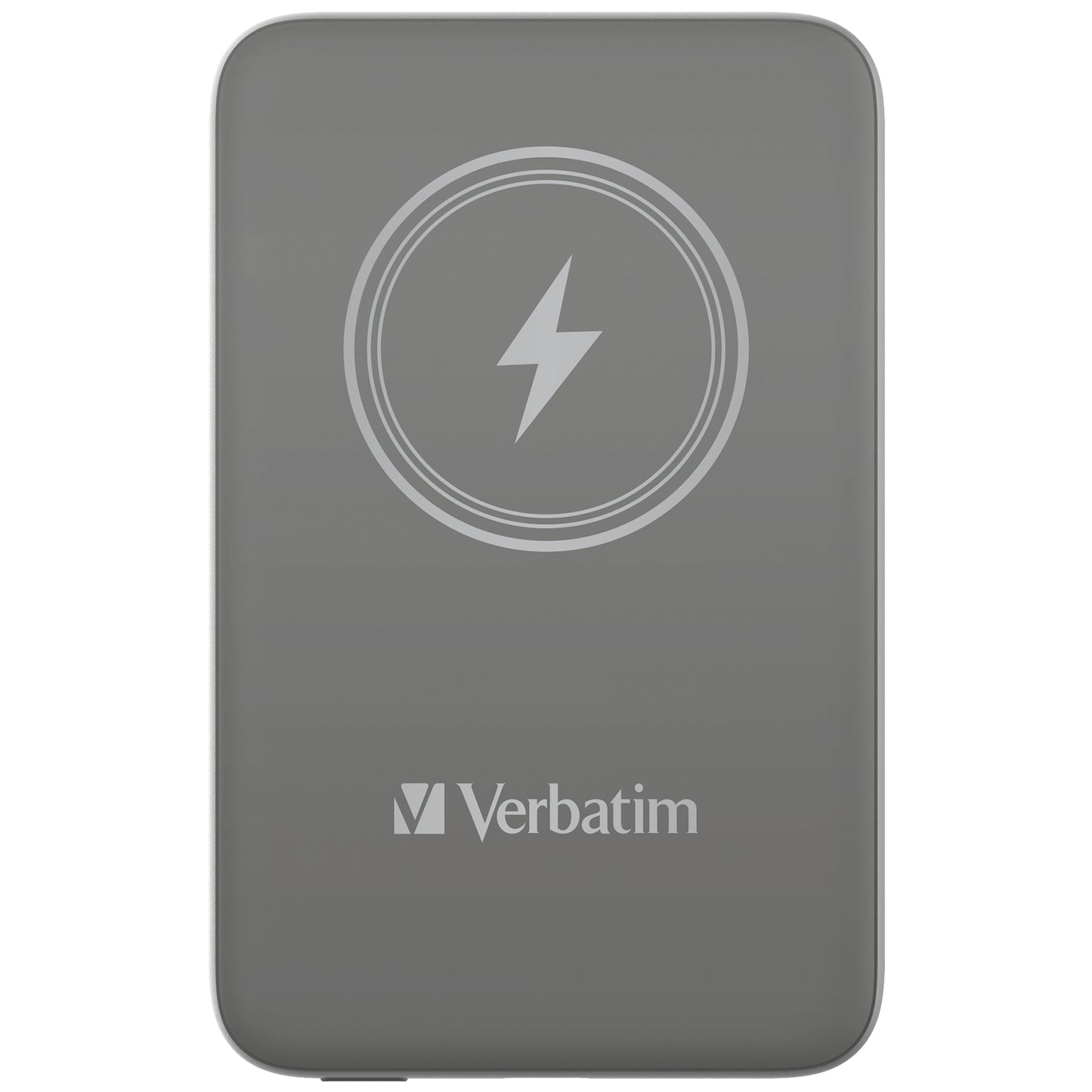 Cargador Verbatim Charge and Go Power Bank Carga Inalámbrica 10000mAh Magnetica Color Gris