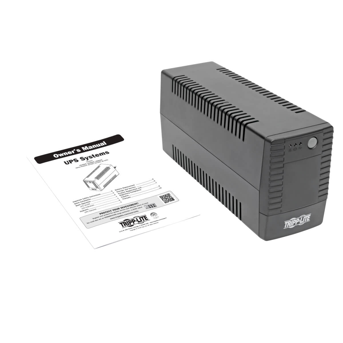 UPS Tripp Lite Serie VS Interactivo 900VA/480W 6 Tomacorrientes AVR 120V 50Hz/60Hz Torre