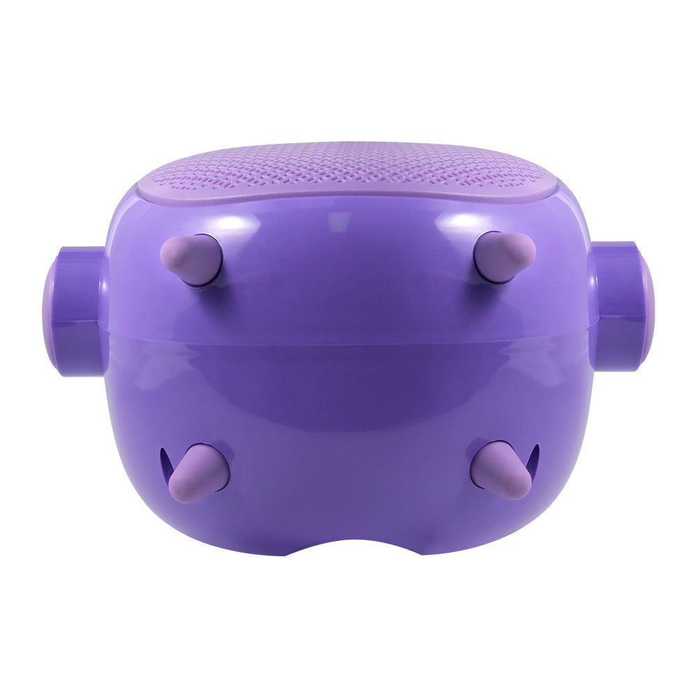 BOCINA VORAGO BSP-205 BLUETOOTH MSD / USB / 3.5MM MICROFONO CON MODOS DE VOZ COLOR PURPURA